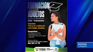 En Guarne ofrecen educación para adultos