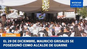 El 29 de diciembre, Mauricio Grisales se posesionó como alcalde de Guarne