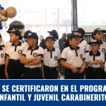 20 niños y niñas se certificaron en el programa cívica infantil y juvenil carabineritos
